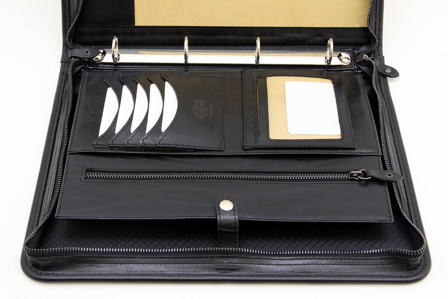 Professional business portfolio ring binder