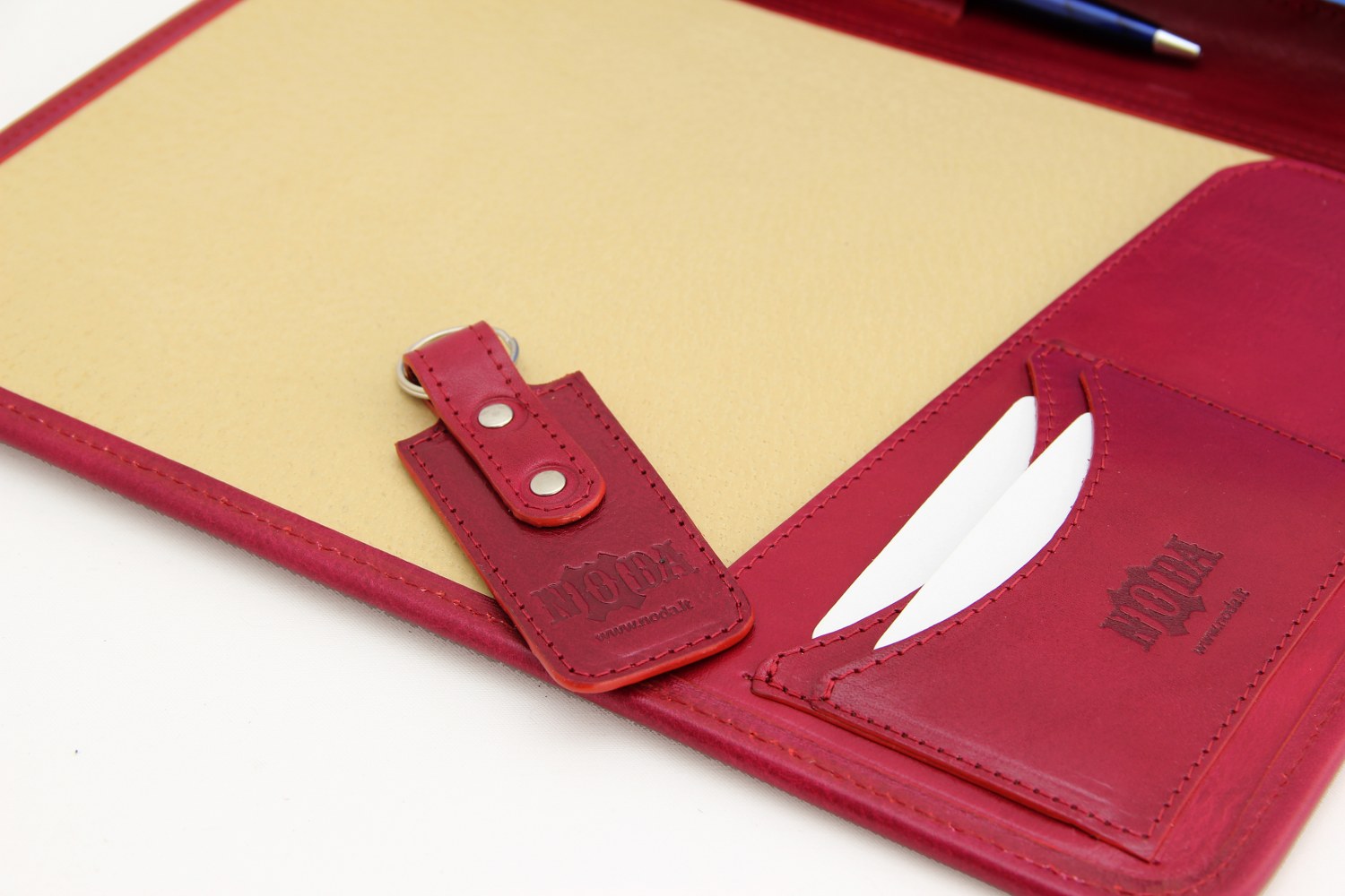 Leather notebook holder