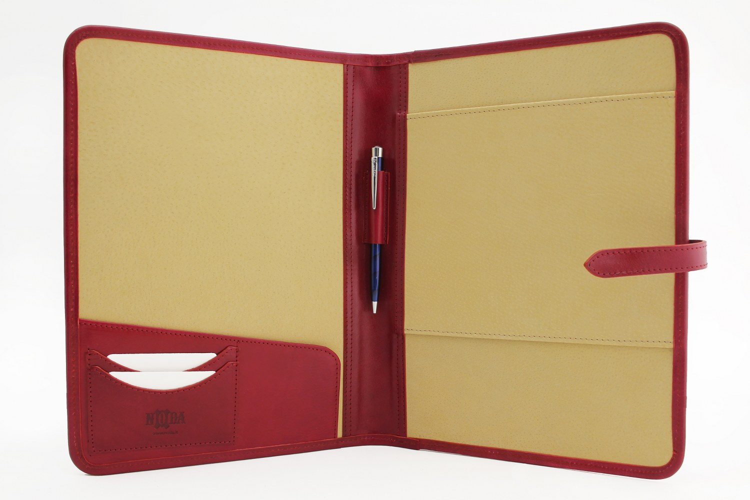 Leather notebook holder