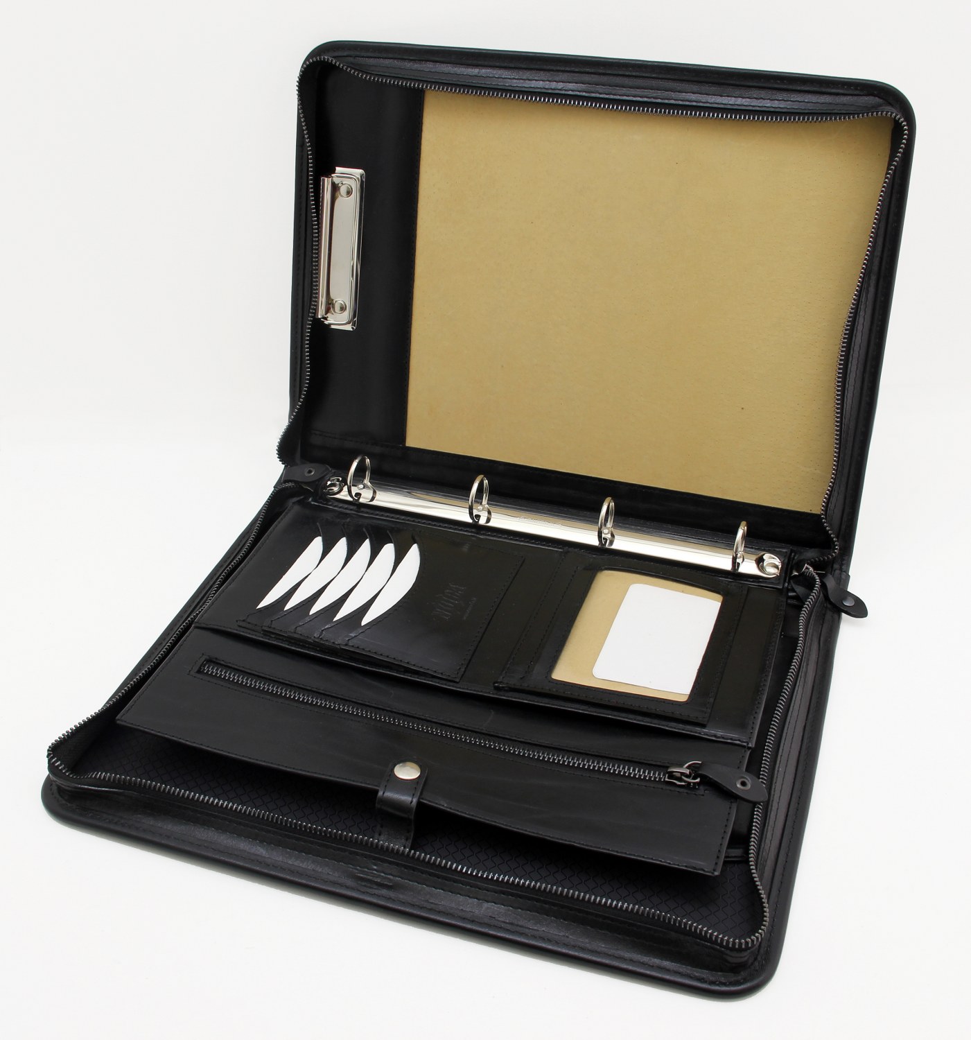 Professional business portfolio ring binder