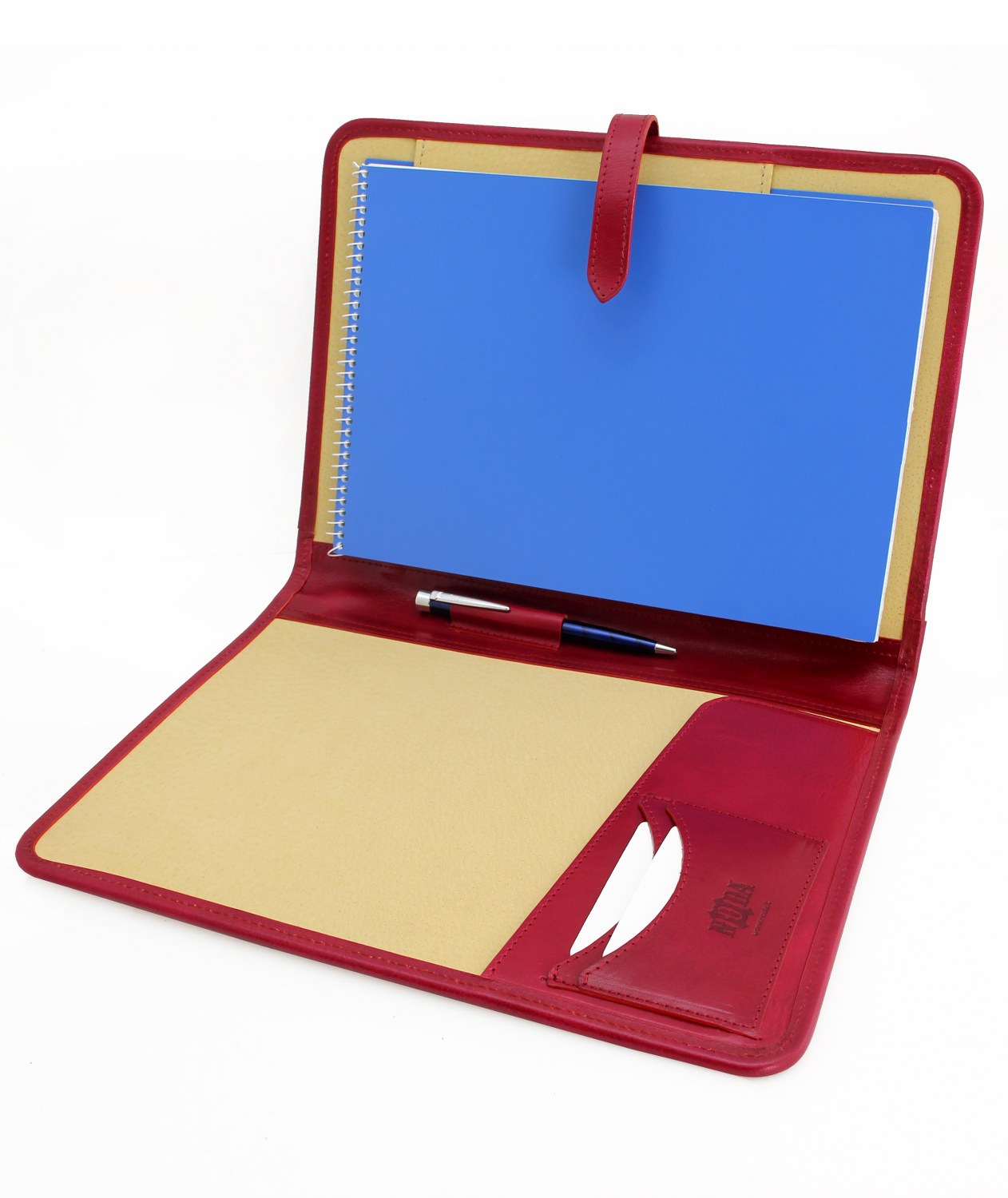 Leather notebook holder
